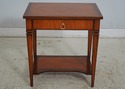 L70097: Italian Neoclassical 1 Drawer Nightstand E