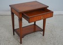 L70097: Italian Neoclassical 1 Drawer Nightstand E
