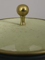 LF57206EC: Toleware Shade Solid Brass Spiral Table