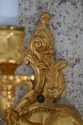LF61642EC: Pair Cherub 2 Arm Lighted Brass Wall Sc