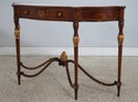 75005: MAITLAND SMITH 2 Drawer Mahogany Console Ta