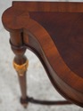 75005: MAITLAND SMITH 2 Drawer Mahogany Console Ta
