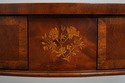 75005: MAITLAND SMITH 2 Drawer Mahogany Console Ta