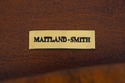 75005: MAITLAND SMITH 2 Drawer Mahogany Console Ta