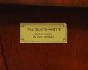 75005: MAITLAND SMITH 2 Drawer Mahogany Console Ta