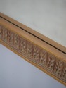 75006: Regency Style Black & Gold Mirror w. Lion H