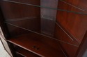 75035: STICKLEY Mahogany 4 Door Corner Cabinet