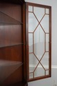 75035: STICKLEY Mahogany 4 Door Corner Cabinet