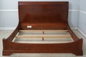 75037: STICKLEY Cherry King Size Sleigh Bed