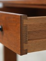 75147: STICKLEY Harvey Ellis Inlay Oak Writing Des