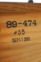 75147: STICKLEY Harvey Ellis Inlay Oak Writing Des