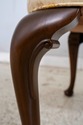 L70098: Pair KITTINGER Queen Anne Mahogany Upholst
