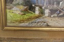 F57063EC: Artist Signed Mountain Scene Framed Oil 