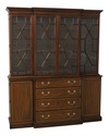 57060EC: HENKEL HARRIS Mahogany London Breakfront 