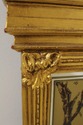 57036EC: Italian Design Gold Gilt Decorated Mirror