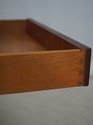 65637EC: BAKER Chippendale Mahogany 1 Drawer Lamp 