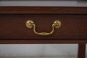 65637EC: BAKER Chippendale Mahogany 1 Drawer Lamp 