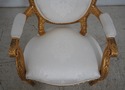 L65767: Pair French Louis XV Gold Gilt Finish Carv