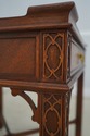 65637EC: BAKER Chippendale Mahogany 1 Drawer Lamp 