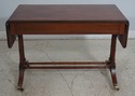 L65743EC: HEKMAN Yew Wood Drop Leaf Sofa Table