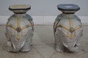 LF65692EC: Pair Antique Chinese Elephant Garden Se