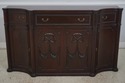 F70108: Vintage Regency Drop Front 3 Drawer 4 Door