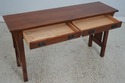 70198: STICKLEY Mission Oak 2 Drawer Console Sofa 