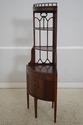 70148: Pair of 4 Tier 4 Drawer Mahogany Corner Cab