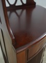 70148: Pair of 4 Tier 4 Drawer Mahogany Corner Cab