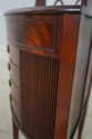 70148: Pair of 4 Tier 4 Drawer Mahogany Corner Cab