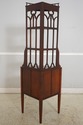 70148: Pair of 4 Tier 4 Drawer Mahogany Corner Cab
