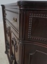 F70108: Vintage Regency Drop Front 3 Drawer 4 Door