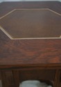 70197: STICKLEY Mission Oak Hexagon Tile Top Table