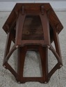 70197: STICKLEY Mission Oak Hexagon Tile Top Table
