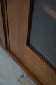 70177: STICKLEY Mission Oak 2 Door Inlaid Bookcase