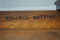 F70191: Antique WALLACE NUTTING Mahogany Bow Front