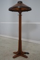 70187: Mission Oak WARREN HILE Tall Floor Lamp w. 