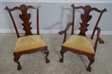 L61681EC: Set of 8 Bench Made Walnut Chippendale D