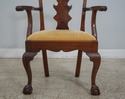 L61681EC: Set of 8 Bench Made Walnut Chippendale D