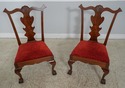 L61681EC: Set of 8 Bench Made Walnut Chippendale D