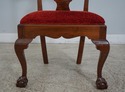 L61681EC: Set of 8 Bench Made Walnut Chippendale D