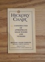 61663EC: HICKORY CHAIR Cherry Country French Serve