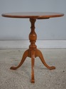 F75129: STICKLEY Cherry Pedestal Candle Table