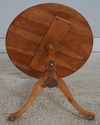 F75129: STICKLEY Cherry Pedestal Candle Table