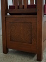 75122: STICKLEY Mission Oak Hall Storage Settee