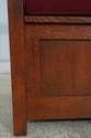75122: STICKLEY Mission Oak Hall Storage Settee