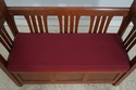 75122: STICKLEY Mission Oak Hall Storage Settee