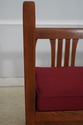 75122: STICKLEY Mission Oak Hall Storage Settee