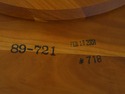 75153: STICKLEY High Round Cherry Arts & Crafts Pu