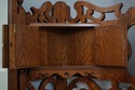 F75064: Rare Victorian Triple Mirror Oak Dressing 